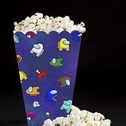 Pack of 10 Among Us Theme Popcorn Box-Holder for Party|Among Theme Popcorn tub-picture-14