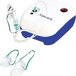 Control D NEB112 Respiratory Nebulizer with Complete Kit for Kids & Adults Nebulizer (White, Blue)-99