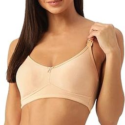 Organic Cotton Bamboo Feeding Bra | High Coverage Nursing Bra for Women I Wire-Free Removable Padded Bra for Women I Maternity Bra with Hook and Eye-image-106
