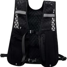 Hydration Vest for Men Women Reflective Water Pack for Trail Race Marathoner Black| Sports Equipment | Outdoor Sports Gear | Exercise Gear-image-56