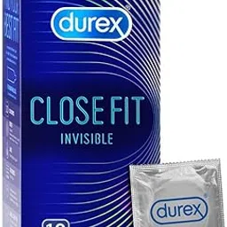 Durex Invisible Close Fit - Pack of 10 Condoms-image-68
