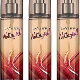 Layer'r Women WottaGirl Vanilla Twist Scented Spray Body Splash, 135Ml (Pack Of 3)-19