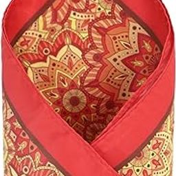 Polyester Men Red Party Formal Pocket Square,Free Size-picture-17