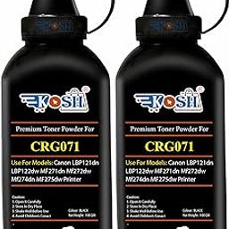 KOSH CRG-071 Toner Cartridge Compatible Replacement for Canon LBP122dw LBP122 LBP120 MF270 Mf272dw Mf273dw Mf275dw Printers (200 Gram Toner Powder)-picture-16