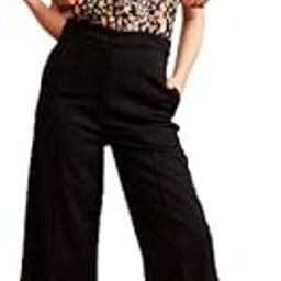 jumpsuits for women Notch Lapel Collar Puff Sleeve Printed Jumpsuit-image-43