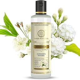 Khadi Natural Jasmine & Mongra Herbal Body Wash | Body Wash for Soft Skin | Hydrating Shower Gel with Pleasing Fragrance | SLS & Paraben Free | Suitable for All Skin Types | (210ml)-30