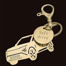 Personalized Keychain for Kia Carens Clavis | Custom Name & Model | Premium Stainless Steel 304 | Gift for Car Lovers | Side/Front View Keyring-image-58
