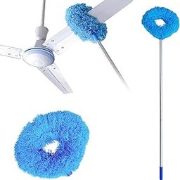 Senvox Ceiling Fan Cleaning Duster with 30 inch Long Extendable Handle, Flexible Microfiber Fan Blade with Long Pole, Fit for High Ceiling, Wall, Furniture, Door.-31