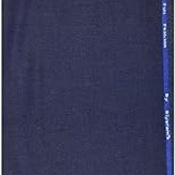 Men's Poly Viscose Unstitched 1.3 m Trousers Fabric (Cross Blue, Free Size)-picture-16