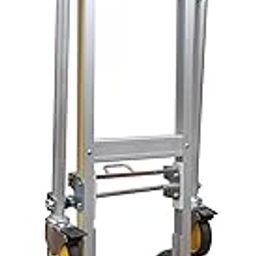 STANLEY SXWT-MT515 2-in-1 Aluminium Multi Truck, Handtruck(200kg Capacity) & Platform(250kg Capacity),10"(260mm) Pneumatic Wheels,Platform Dimensions: 118x51x103 cm, Handtruck Dimensions: 47x51x132 cm-image-1
