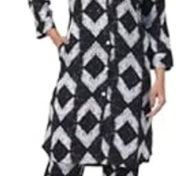 Women's Rayon Printed Co-ord Set | Top And Bottom Set for women & Girls | Women's Top And Pant Set-image-104