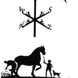 LOOM TREE® 2X Weather Vane Farm Bracket Weathervane Farmhouse Scene | Yard, Garden & Outdoor Living | Garden D?©cor | Weathervanes-image-99