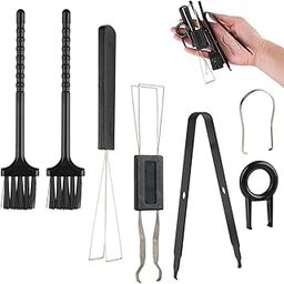 7 Pcs Keycap Puller, Keyboard Key Remover, Keyboard Switch Puller, Precision Tweezers, Cleaning Brush Tools, Essential Maintenance Tools, for Mechanical and Standard Keyboards-picture-11