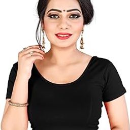 Women's Readymade Cotton Round Neck Short Sleeve Blouse-image-98