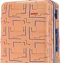 Denver Hardshell-Sided Polycarbonate Printed Check-In Luggage Orange 28 Inch |75Cm Inline Trolley Bag, Large-picture-17