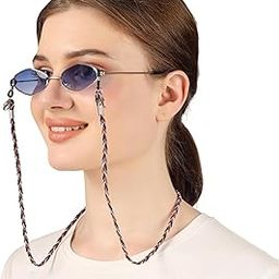 vision Unisex Adult Nylon Eyeglass Holder Strap Cord | New Chain Adjust on Sunglasses | Anti-slip Retainer Lanyard String Eyewear Frame | Specs Mask Chains-1