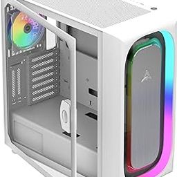 ALSEYE Glass Ai-Pro White Argb Mid-Tower E-Atx Pc Gaming Case, Pre-Installed A Halo-Pro Argb Fan, Usb 3.0 Type-C Ports Contained-picture-25