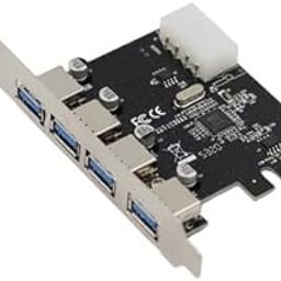 PCI Express Card 4 Port USB 3.0 up to 5 Gbps Speed PCIe Card (PCIE USB Card)-28