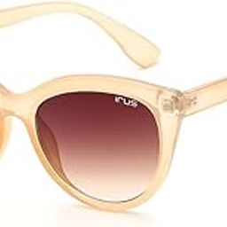 Uv Protected Sunglasses For Women | Size- Medium | Shape- Cat Eye | Model- Irs1207C4Sg, Beige-image-96
