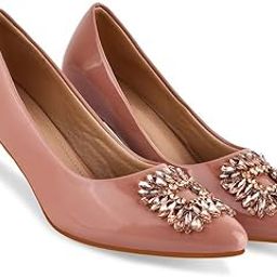 Women Solid Stylish Casual Block Heels | Designer Puff Bellies with Comfortable Rubber Sole for Women-image-36
