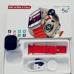 PDS ENTERPRISES Hw Ultra 2 Call 5G Android 4+64GB Water Droplet Screen Video Call Instagram Android Smart Watch (Gold)-picture-33