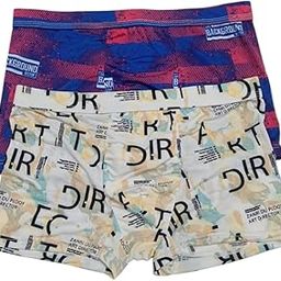 Men's Boxer Briefs Set of 2 – Soft Cotton Underwear with Printed Pattern Design-image-73