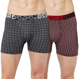 Mens Cotton Desire Printed Long Top Elastic Trunk Pack Of 2-picture-14