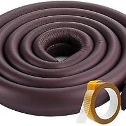 SYGA Baby Safety Strip Furniture Edge Guard Cushion Corner Cover 2 Meter 6.5 feet Tape Infant Bump Protector (UShape_Brown)-15