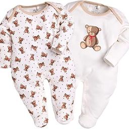 BabyGo Baby Romper 100% Cotton Rompers for New Born Baby|Sleepsuits for Baby Boys & Girls |Onesies| Infant Clothes|MULTI| 0-3M| 3-6M| 6-9M| Pack of 2-27