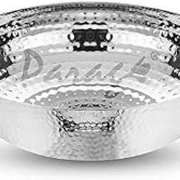 Parage 1 Pieces Stainless Steel Hammered Kadhai with Heavy Bottom for Kitchen/Utensils for Cooking, Deep Frying | Gas Stove Friendly Cookware (2 LTR, Silver)-6