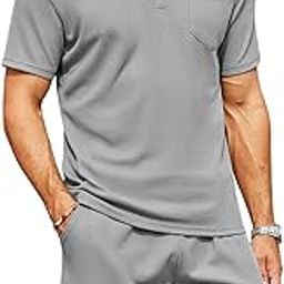 Men's Solid Polyester Blend Polo Neck T-Shirt & Half Pant Track Suit-image-21