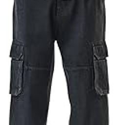 Men Cargo Pants | Relaxed Fit with Utility Pockets & Mid Rise | Durable Cotton Polyester Blend for Casual & Streetwear Styling | Machine Washable-picture-13