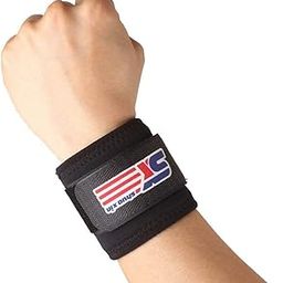 EN-VOLANT Adjustable Sports Wrist Brace Wrap Bandage Support Gym Strap Black-image-13
