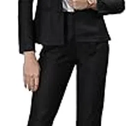 honnete Regular Fit Two Piece Blazer and Trouser Formal Women Wear Suit Cord Set-picture-22
