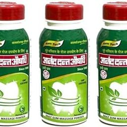 Organic Anand Dant Aushadhi Pack of 3 (Ayurvedic Gum Massage Dant Manjan/Toothpowder)-16