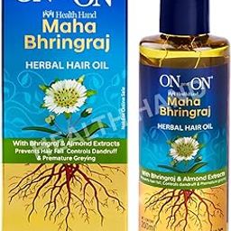 Maha Bhringraj Herbal Hair Oil with Bhringraj and Almond Extracts, 200 ml-16