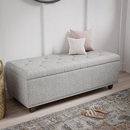 MTK WOOD PLAZA Flip Top Storage Ottoman Sofa Bench Couch pouffe Puffy Footstool bedend 2 Seater Sofa for livingroom Bedroom Office Guest-image-71