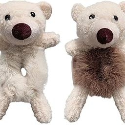 CALANDIS™ 2X Hair Ties Cute Bear Fluffy Cotton Bands for Women Girls Beige Caramel | Hair Accessories | Womens Accessories-image-50