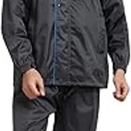 zacharias Men's Waterproof Reversible Raincoat with Pant-picture-41