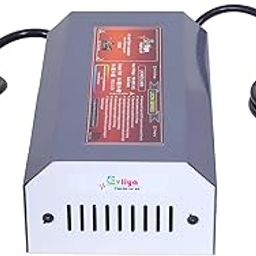 EVLIYA EV SCOOTY & Bike Chargers 48 Volt / 6 Amp / 58.4 Volt Auto Battery Cut-Off (3 PIN T-Type Connector) with Led Indication (Lithuim Battery Charger) Suitable for All e-Vehicles-60