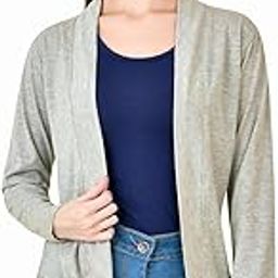 Women's/Girls Cotton Shawl Collar Shrug-30