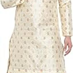 Men's Cotton Silk Kurta And Salwar Dhoti Set-picture-8