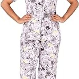 Women Night Suits - Night Dress for Women - Front Open Shirt & Pyjama Set - Nightwear for Women (NS1)-image-96