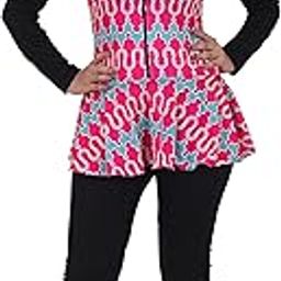 Mitushi one Piece Printed Swimming Costume for Womens [Without Pads]-image-45