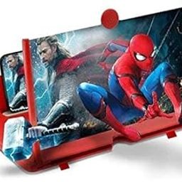 3D Screen Magnifier Glass with Mobile Stand Video Amplifier Support All Smartphones-30