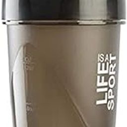 Daily Fitness Nutrition Protein Shaker Plastic Bottle, (500 ml, Black), Set of 1-image-91