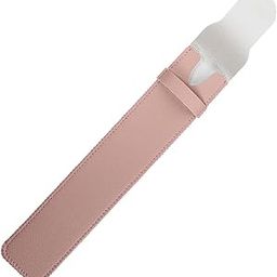 Stylus Pen Leather Case | Pink, 24 x 4 x 0.2 cm | Premium PU Leather with Zipper | Protects Apple Pencil & Stylus | Ideal for iPad & Tablet Users-27