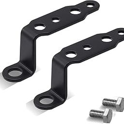 Carzex Universal LED Fog Light Mounting Bracket (Set of 2) – Rugged Stainless Steel Build, Matte Black Finish, Adjustable Clamp, Rust-Resistant, Universal Fit for Bikes and Scooters-31