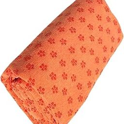 ATORSE Yoga Towel Gym Towel Practice Hot Yoga Mat Towel for Indoor Home Gym Fitness Orange-image-6
