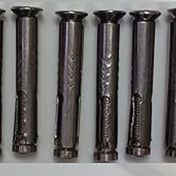 Stainless Steel Anchor Fastener Rust Proof 8mm Bolt, 75mm Length (8x75) Allen Head rust proof (Pack of 10) Pcs-25
